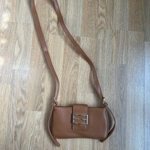 Small brown crossbody purse